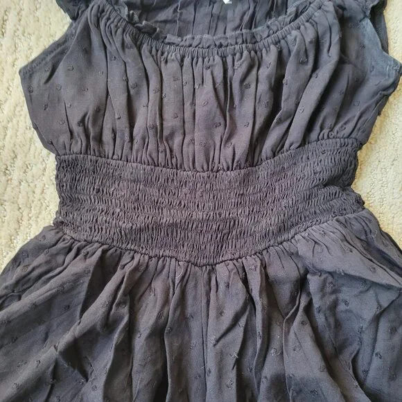 Women's FOROLAV Off Shoulder Flowy Romper – Black – Size S – NWT - Picture 11 of 13